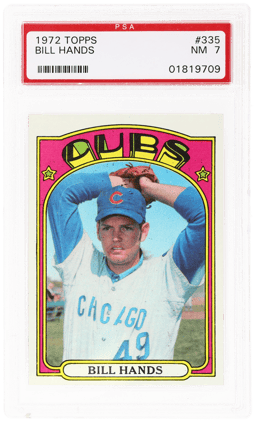 1972 Topps Bill Hands #335 PSA 7