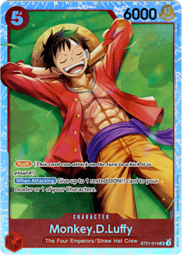 2025 Monkey.D.Luffy (foil) #14 EX Gear 5