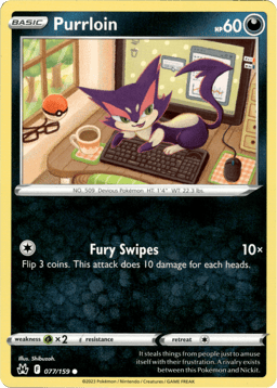 2023 Purrloin #77 Crown Zenith