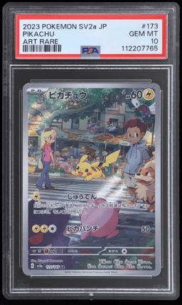 2023 Pokemon Scarlet and Violet Strength Expansion Pack 151 Japanese Art Rare Pikachu #173 PSA 10