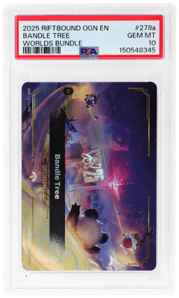 2025 League of Legends Riftbound Worlds Bundle Chengdu Bandle Tree #278a PSA 10