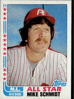 1982 Mike Schmidt #339 Baseball
