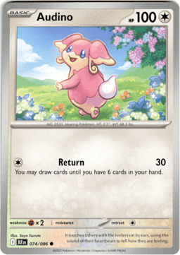 2025 Audino #74 Black Bolt