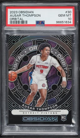 2023 Panini Obsidian Orbital Ausar Thompson ROOKIE /99 #30 PSA 10 GEM MINT