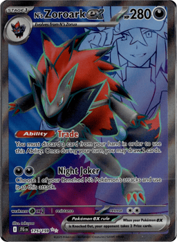 2025 N's Zoroark ex #175 Journey Together
