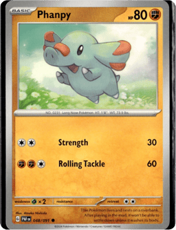 2024 Phanpy #48 Paldean Fates