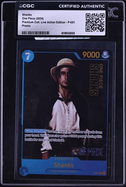 2024 One Piece Premium Live Action Promo Shanks #P-051 CGC AUTH