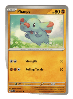 2024 Phanpy #48 Paldean Fates