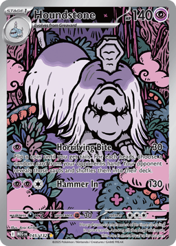 2025 Houndstone #145 Mega Evolution