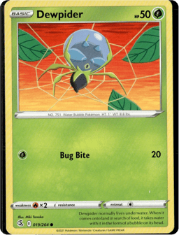 2021 Dewpider #19 Fusion Strike