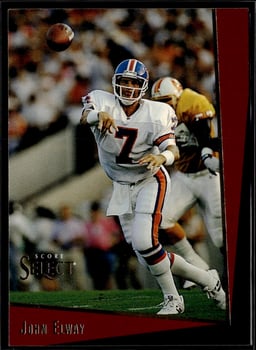 1993 John Elway #34 Score Select