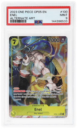 2023 Awakening of the New Era Alternate Art Enel #OP05-100 PSA 9