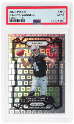 2023 Panini Prizm Pandora Aidan O'Connell #360 322/400 PSA 9