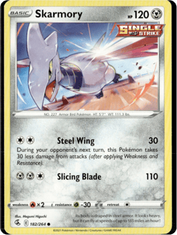 2021 Skarmory #182 Fusion Strike