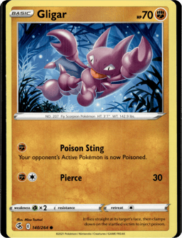 2021 Gligar #140 Fusion Strike