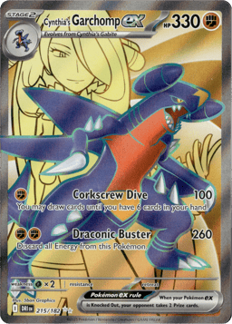 2025 Cynthia's Garchomp ex #215 Destined Rivals
