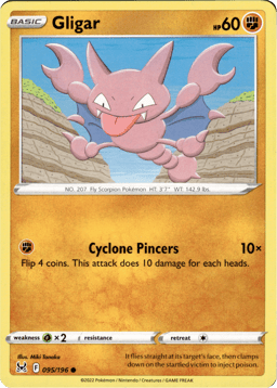 2022 Gligar #95 Lost Origin