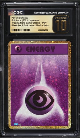 2023 Pokemon Japanese SV TCG Classic Holo Psychic Energy CGC 10 PRISTINE