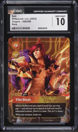 2025 Riftbound League Of Legends LoL Origins Sett #269 CGC 10 GEM MINT