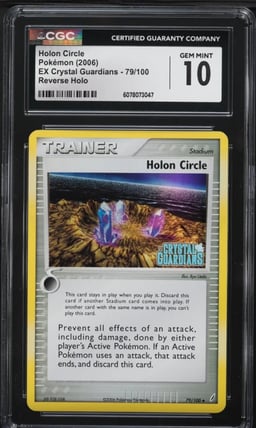 2006 Pokemon EX Crystal Guardians Reverse Holo Holon Circle #79 CGC 10 GEM MINT
