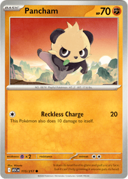 2026 Pancham #115 Ascended Heroes