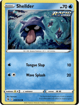 2021 Shellder #50 Fusion Strike
