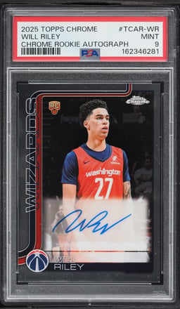 2025 Topps Chrome Will Riley ROOKIE AUTO #TCAR-WR PSA 9 MINT