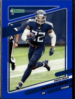2021 Derrick Henry #14 Donruss Press Proof