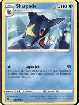 2020 Sharpedo #12 Champion's Path
