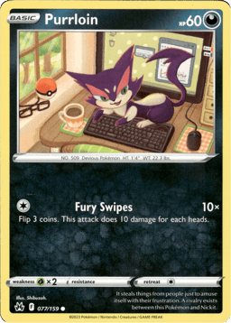 2023 Purrloin #77 Crown Zenith