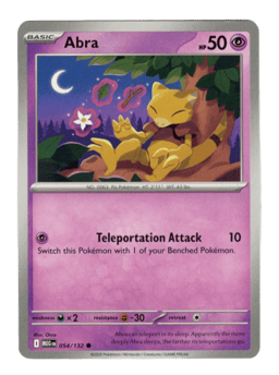 2025 Abra #54 Mega Evolution