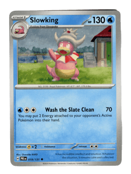 2025 Slowking #19 Prismatic Evolutions