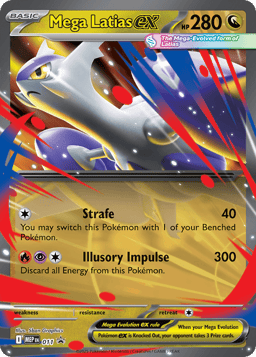 2025 Mega Latias ex #11 Mega Evolution Black Star Promos