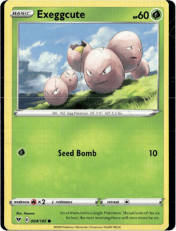 2020 Exeggcute #4 Vivid Voltage