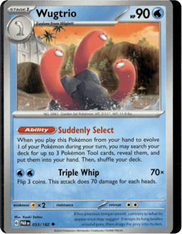 2023 Wugtrio #53 Paradox Rift