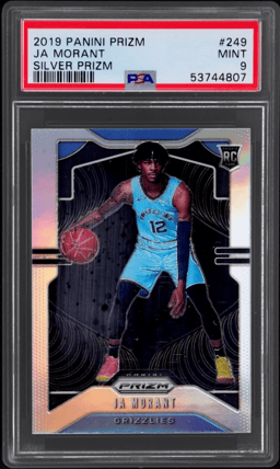 2019 Panini Prizm Silver Prizm Ja Morant #249 PSA 9