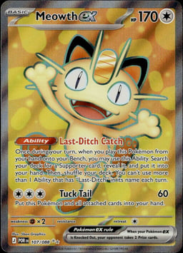 2026 Meowth ex #107 Perfect Order