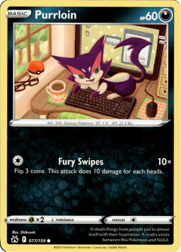 2023 Purrloin #77 Crown Zenith