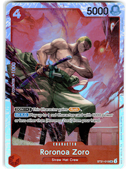 2025 Roronoa Zoro (foil) #15 EX Gear 5