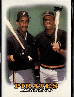 1988 Barry Bonds #231 1987 Team Leaders