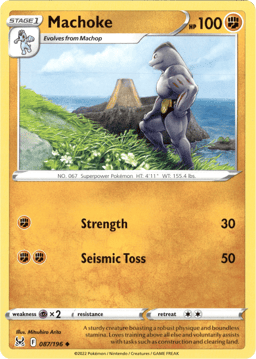 2022 Machoke #87 Lost Origin