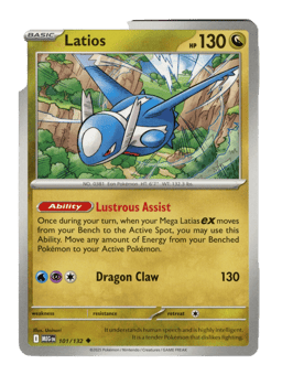 2025 Latios #101 Mega Evolution