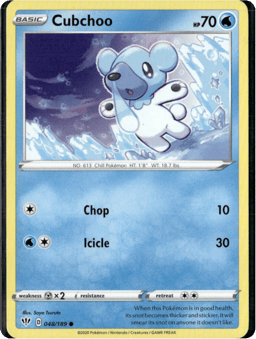 2020 Cubchoo #48 Darkness Ablaze