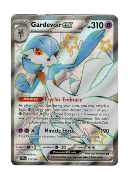 2024 Gardevoir ex #217 Paldean Fates