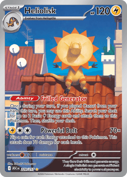 2026 Heliolisk #229 Ascended Heroes