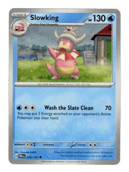 2025 Slowking #19 Prismatic Evolutions
