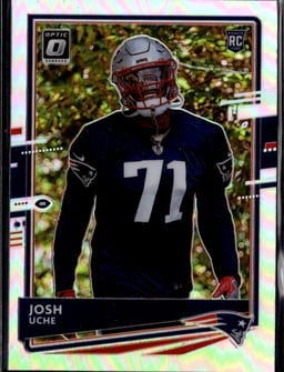 2020 Josh Uche #137 Donruss Optic