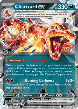 2024 Charizard ex #54 Paldean Fates