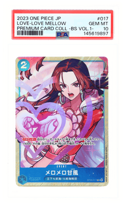 2023 One Piece Premium Card Collection Volume 1 Japanese Love Love Mellow #ST03-017 PSA 10