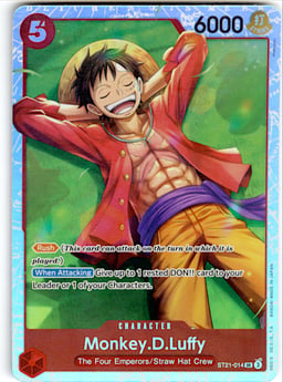 2025 Monkey.D.Luffy (foil) #14 EX Gear 5
